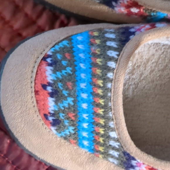 ORTHAHEEL* podiatrist designed multicolour boho western fleece lined shoes sz 37 - Picture 5 of 14